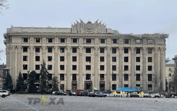 По центру Харькова нанесен ракетный удар